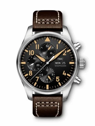 IWC Pilot's Watch Chronograph Stainless Steel / 20th Anniversary Watches of Switzerland IW3777-20 (IW377720)